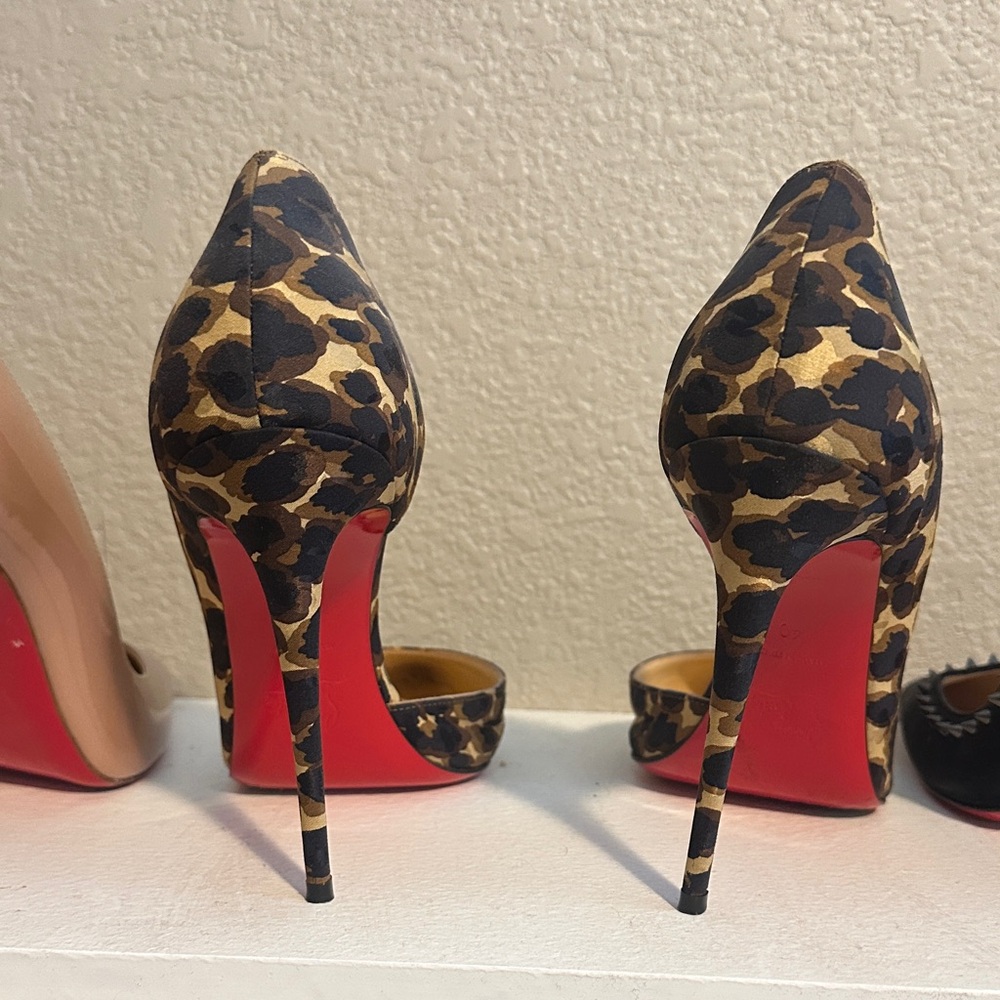 Leopard Print Stiletto Heels